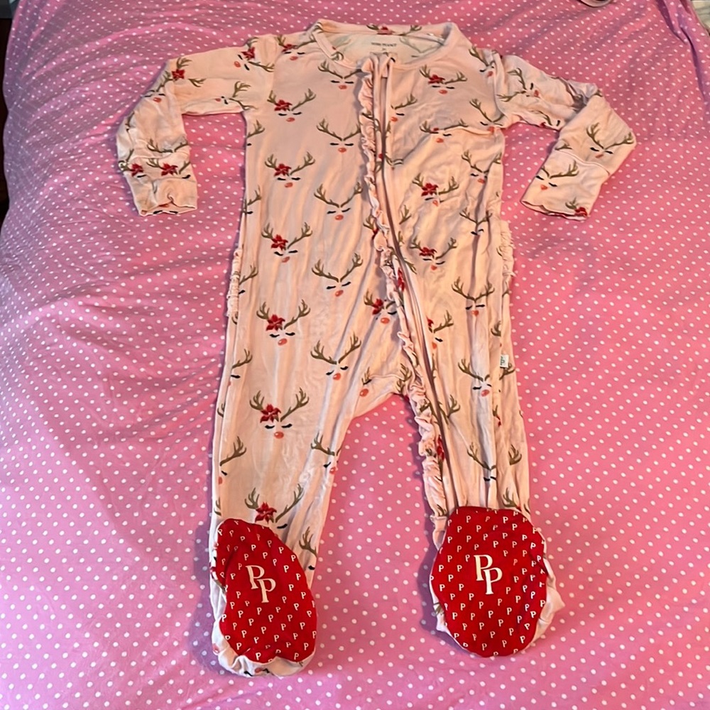 Posh Peanut Clarice Reindeer Footie
